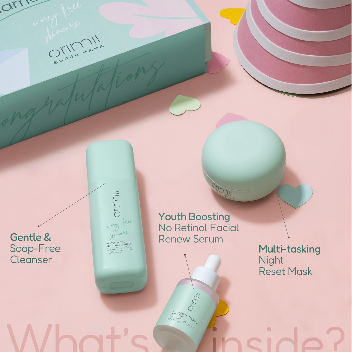 Orimii All A Mama Wants Gift Box Skincare Pregnancy Safe 0.51lb