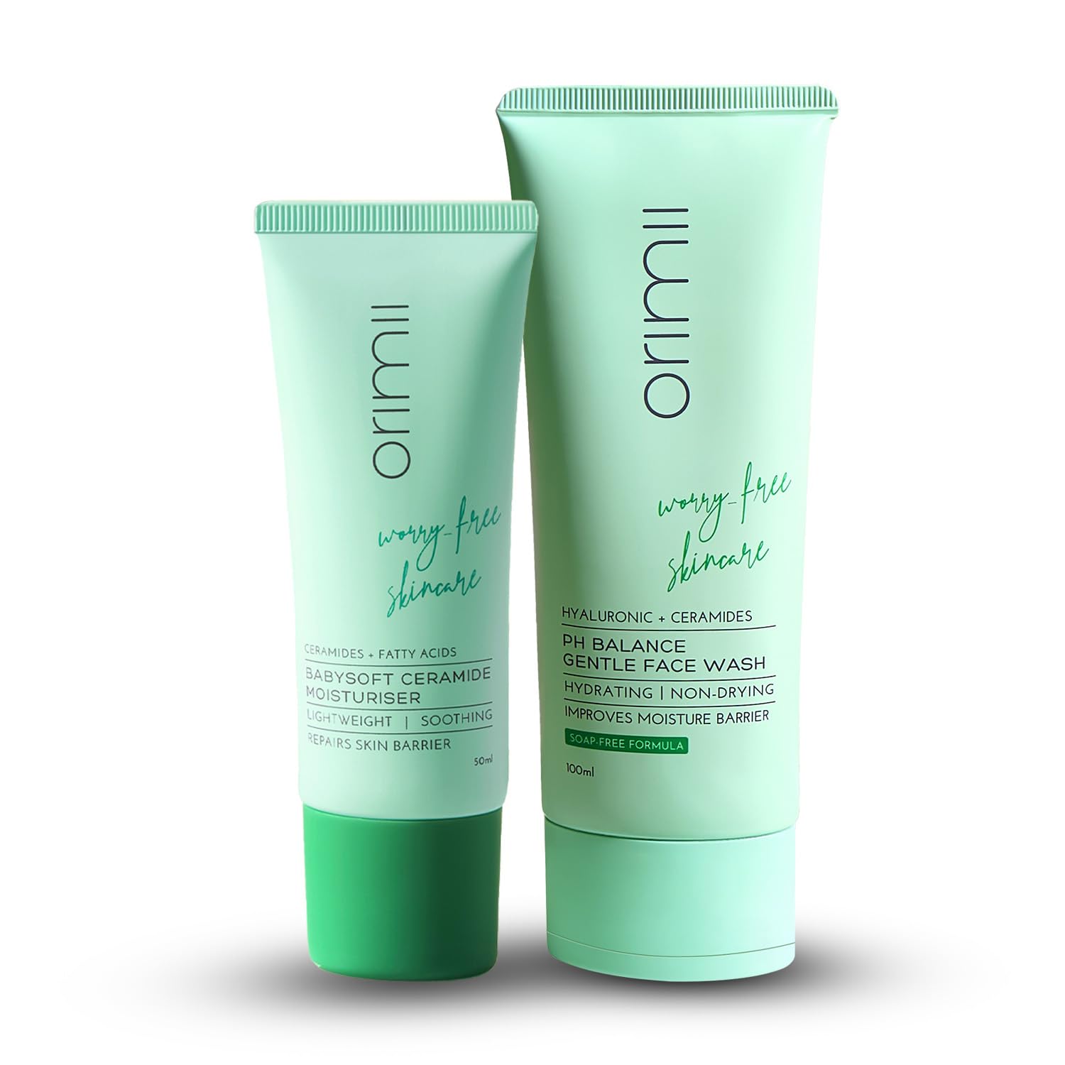 Orimii Babysoft Moisturizer pH Balancing Face Wash Pregnancy Safe Skincare Kit