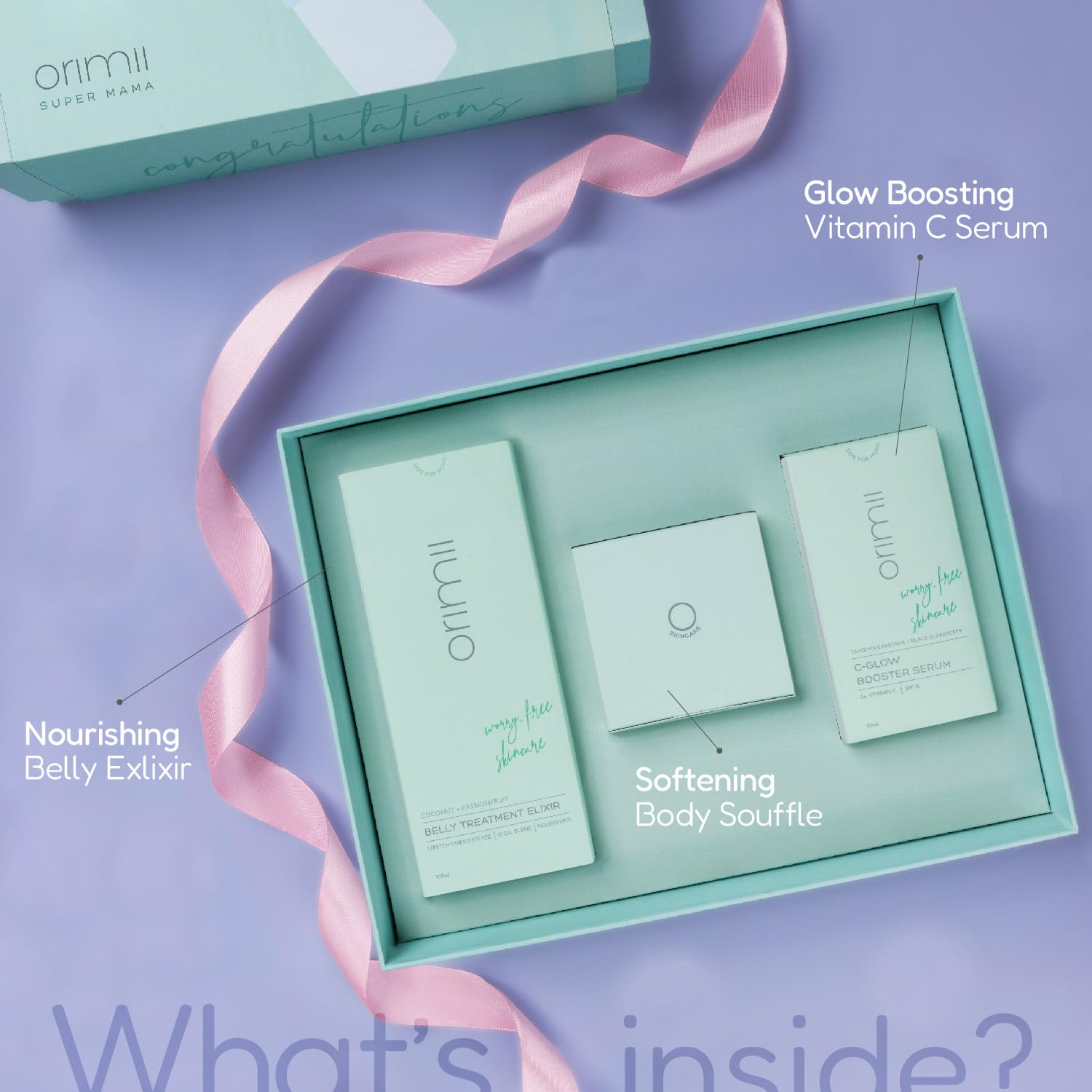 Orimii Biggest News On The Smallest One Gift Box 4.33x3.54x2.76in 0.51lb
