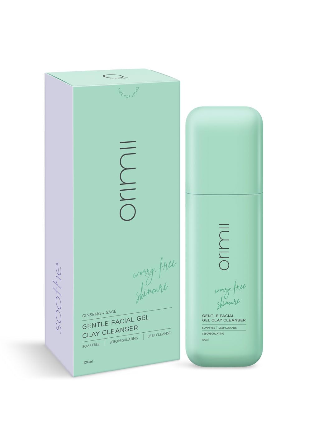 Orimii Soap Free Gentle Cleansing Face Wash Oil Acne Control Pregnancy Safe 100g