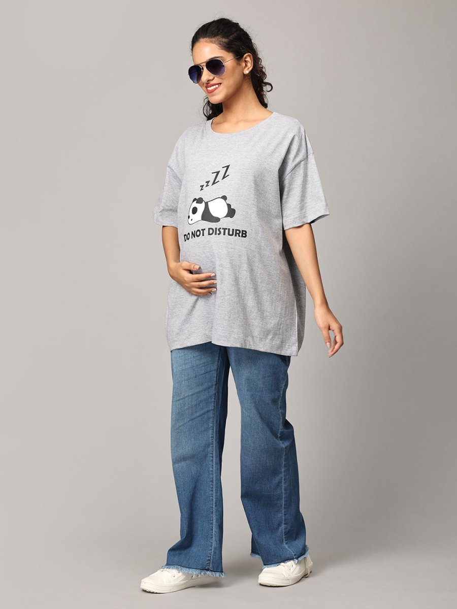 Panda White Cotton Matching Family T-Shirt And Onesie Twinning Combo