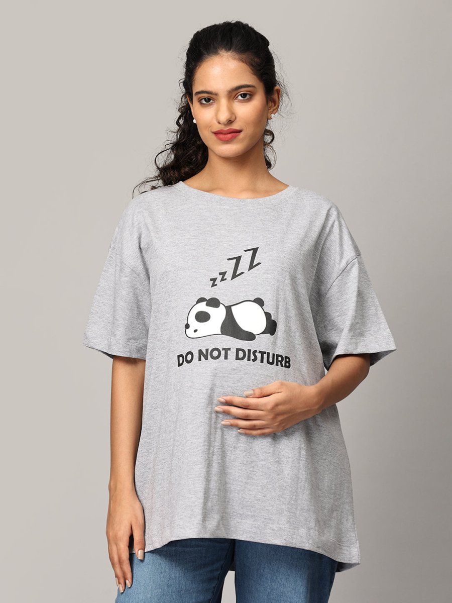 Panda White Cotton Matching Family T-Shirt And Onesie Twinning Combo