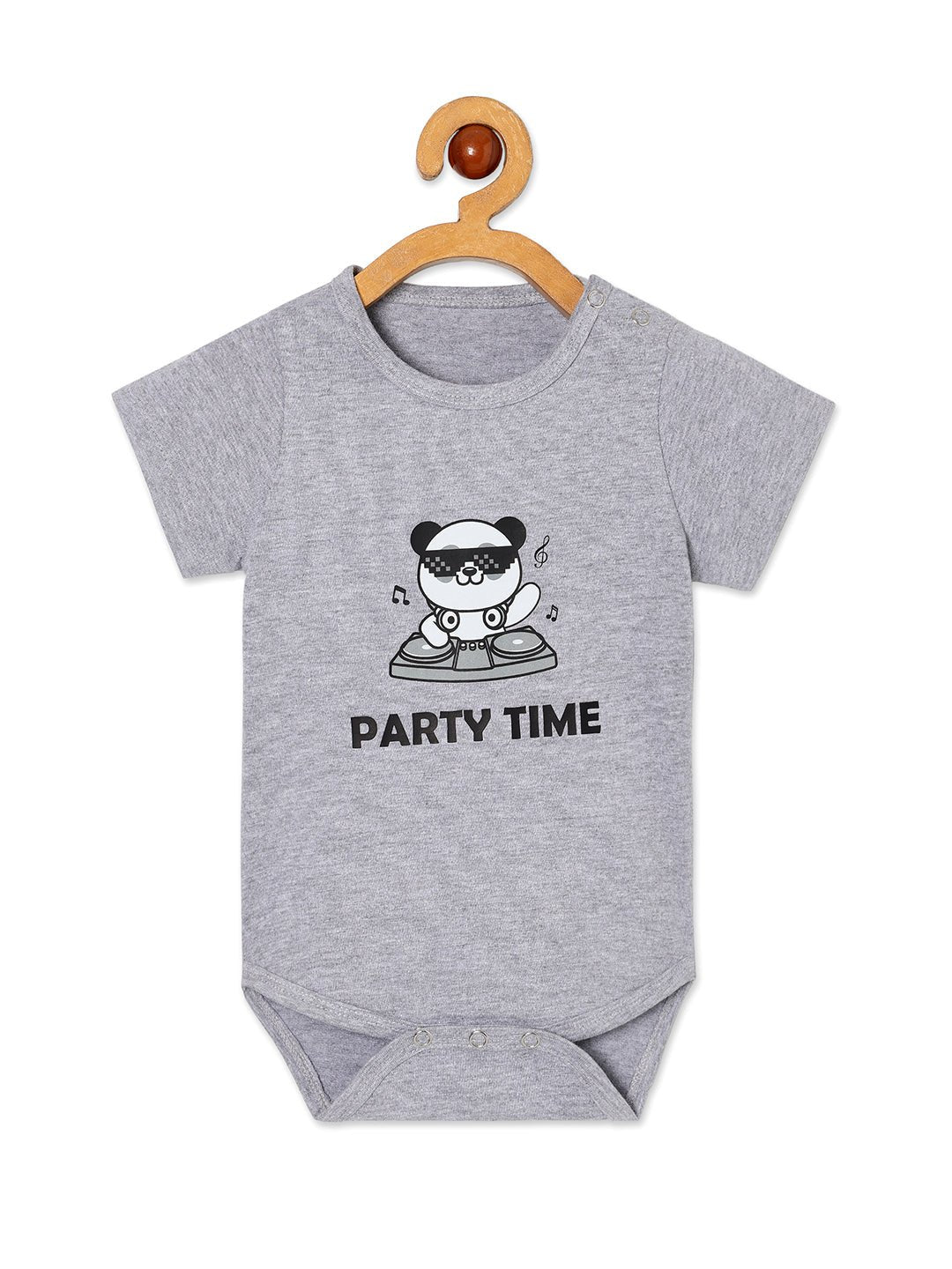 Panda White Cotton Matching Family T-Shirt And Onesie Twinning Combo