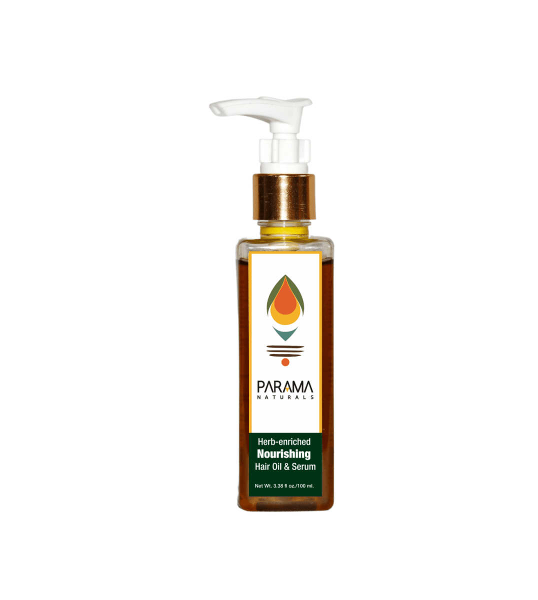 Parama Naturals Nourishing Hair Oil Serum Amla Brahmi Bhringaraj 100ml 0.23lb