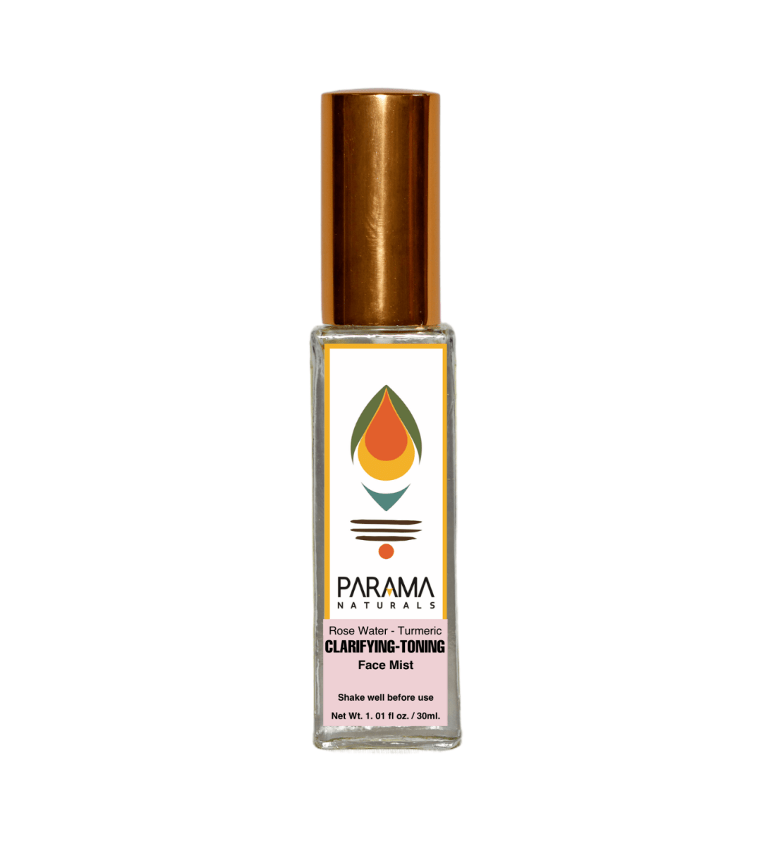 Parama Naturals Turmeric Rose Water Face Mist Clarifying & Toning 100ml