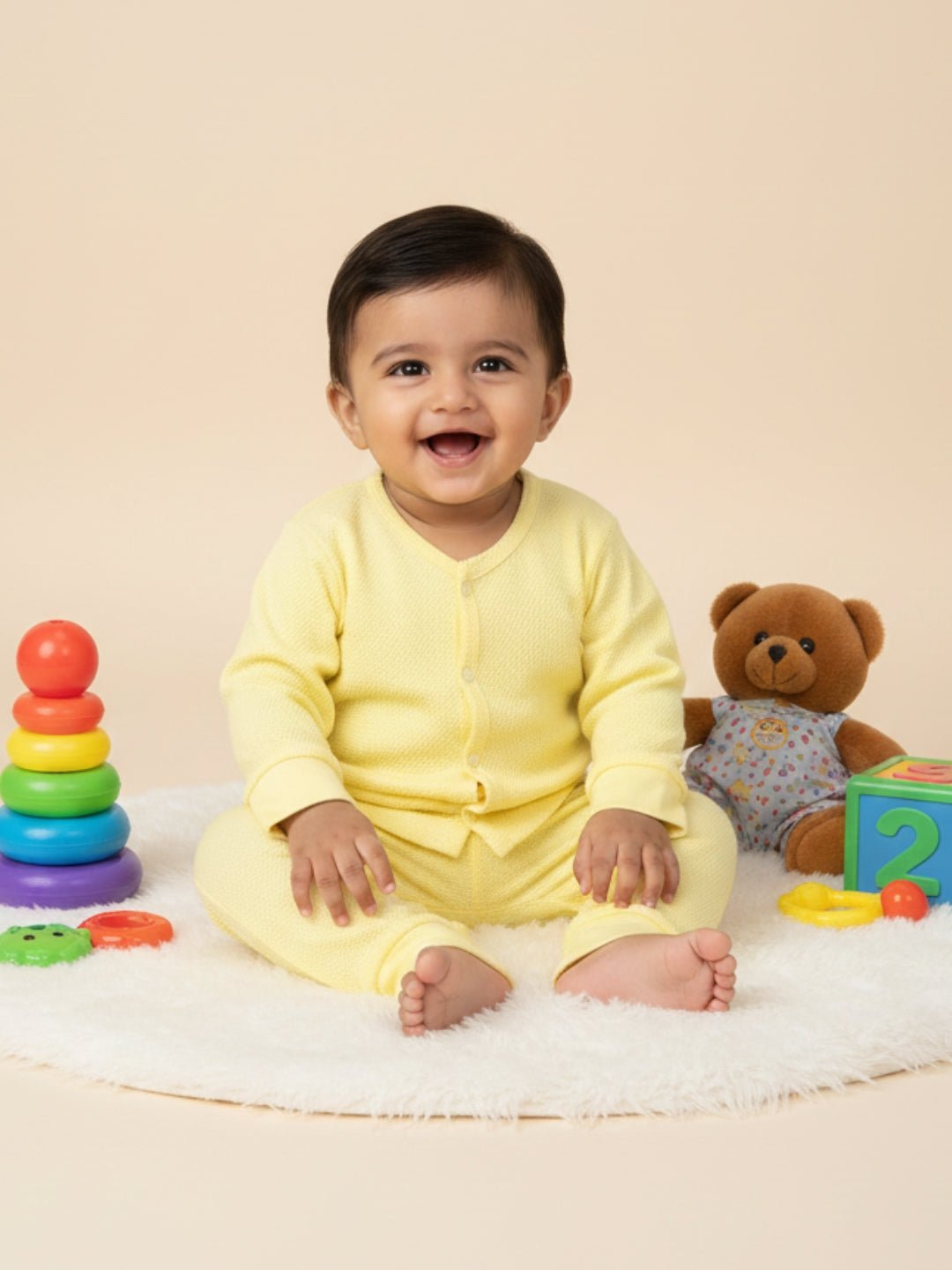 Pastel Yellow Infant Set