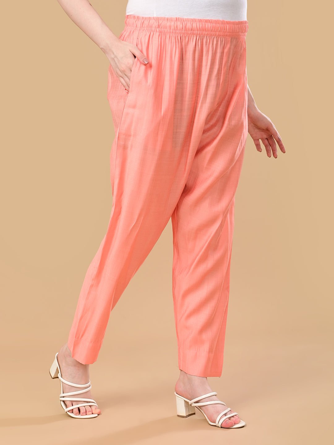 Peach Pop Maternity and Nursing Co Ord Set Peach