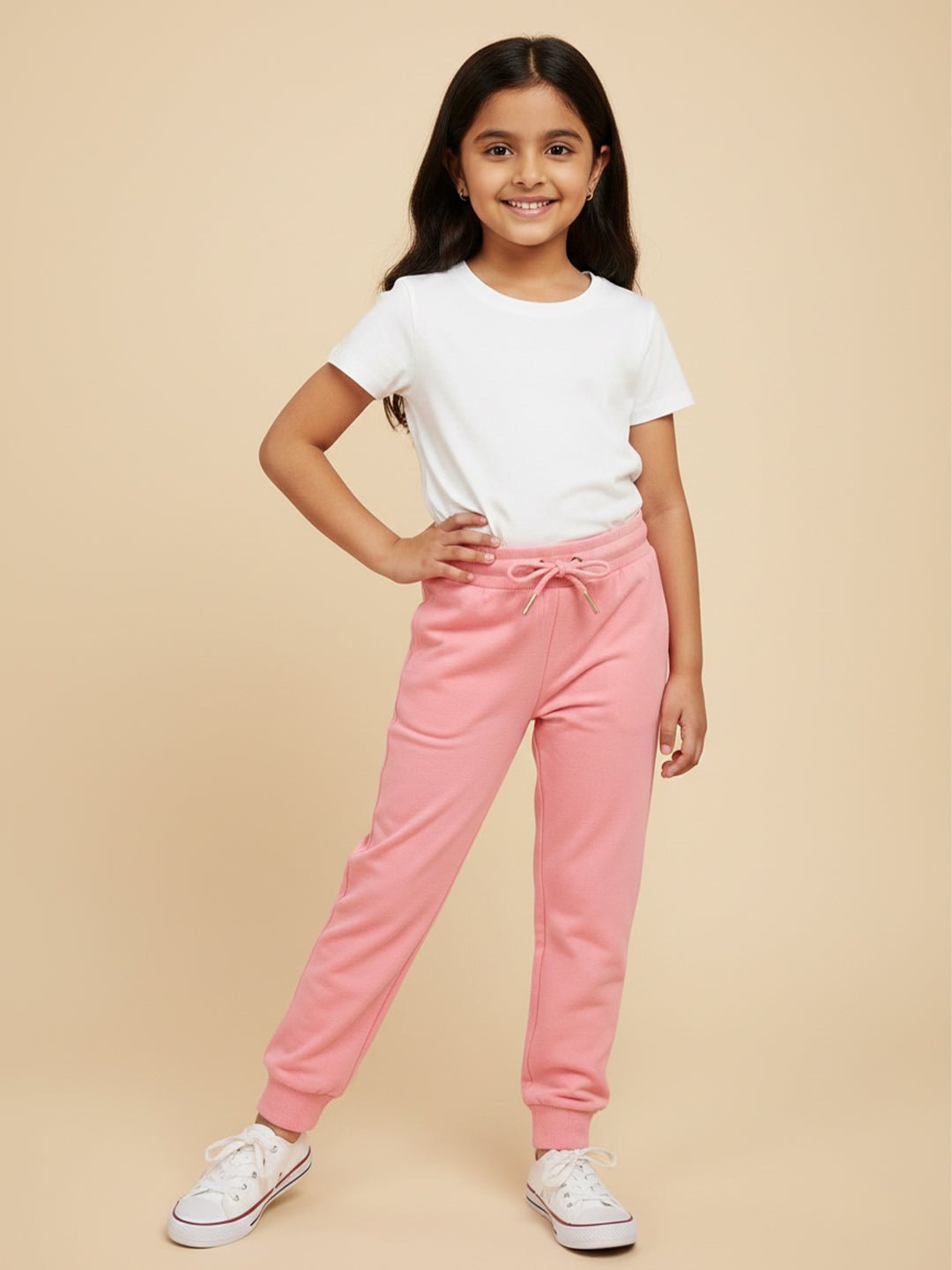 Pink Winter Sweatpants For Kids