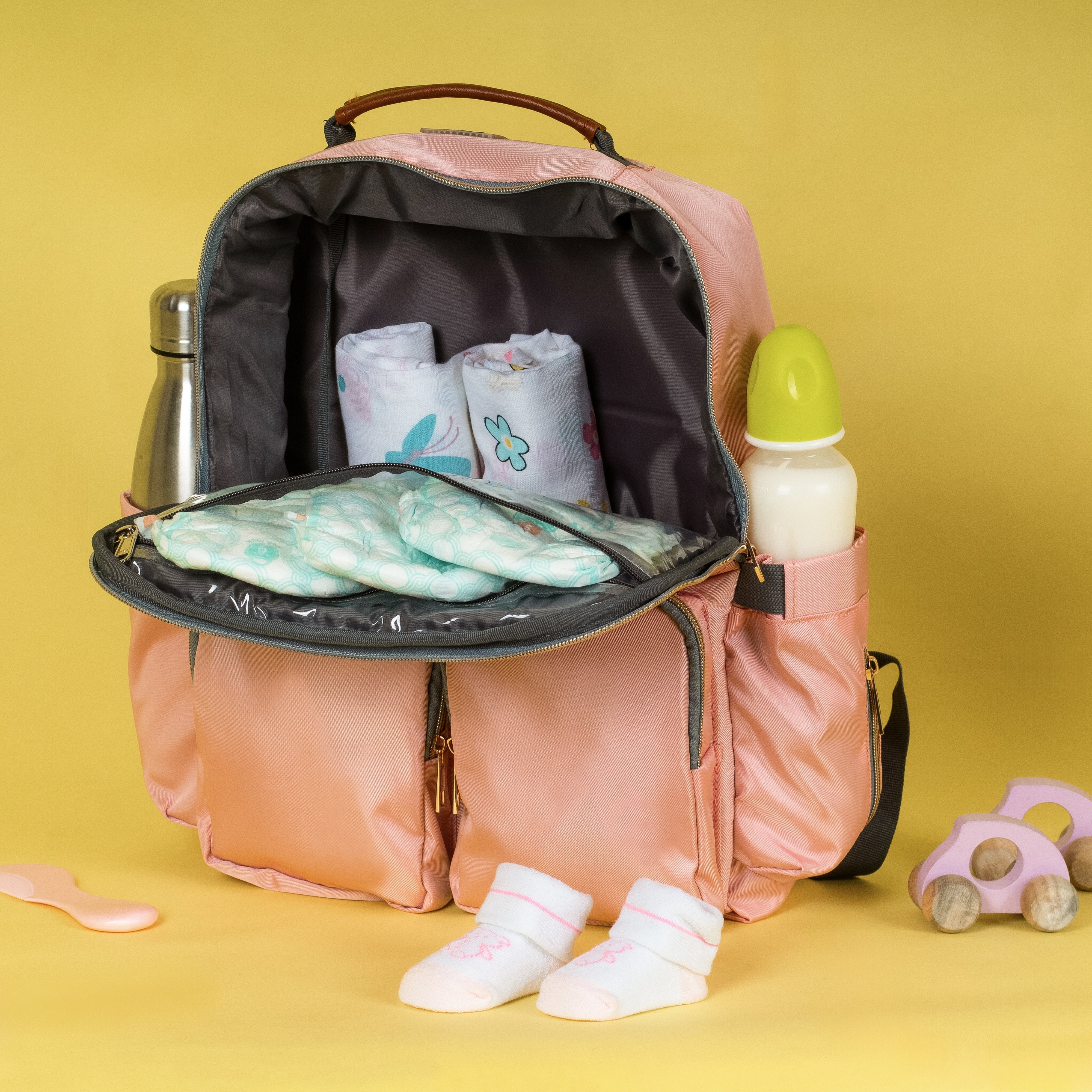 Pretty In Pink Diaper Bag