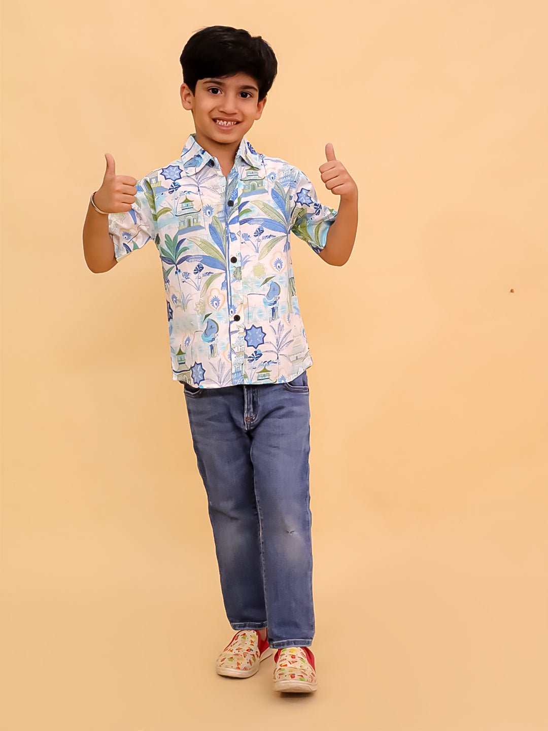 Prowl Patrol Jungle Print Boys Shirt