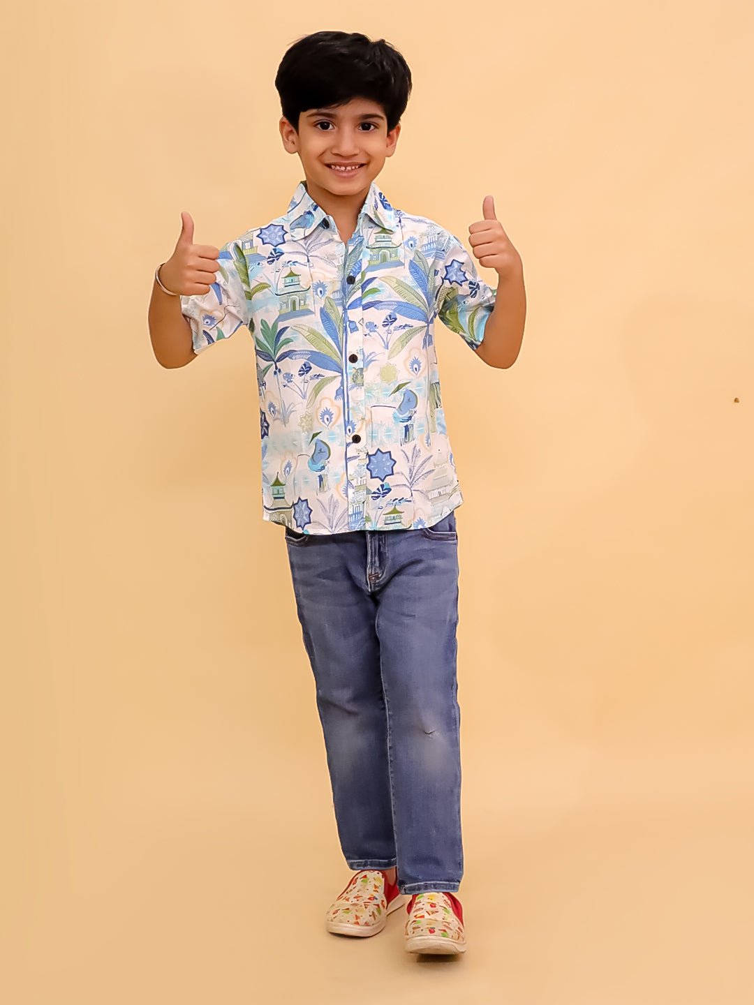 Prowl Patrol Jungle Print Boys Shirt