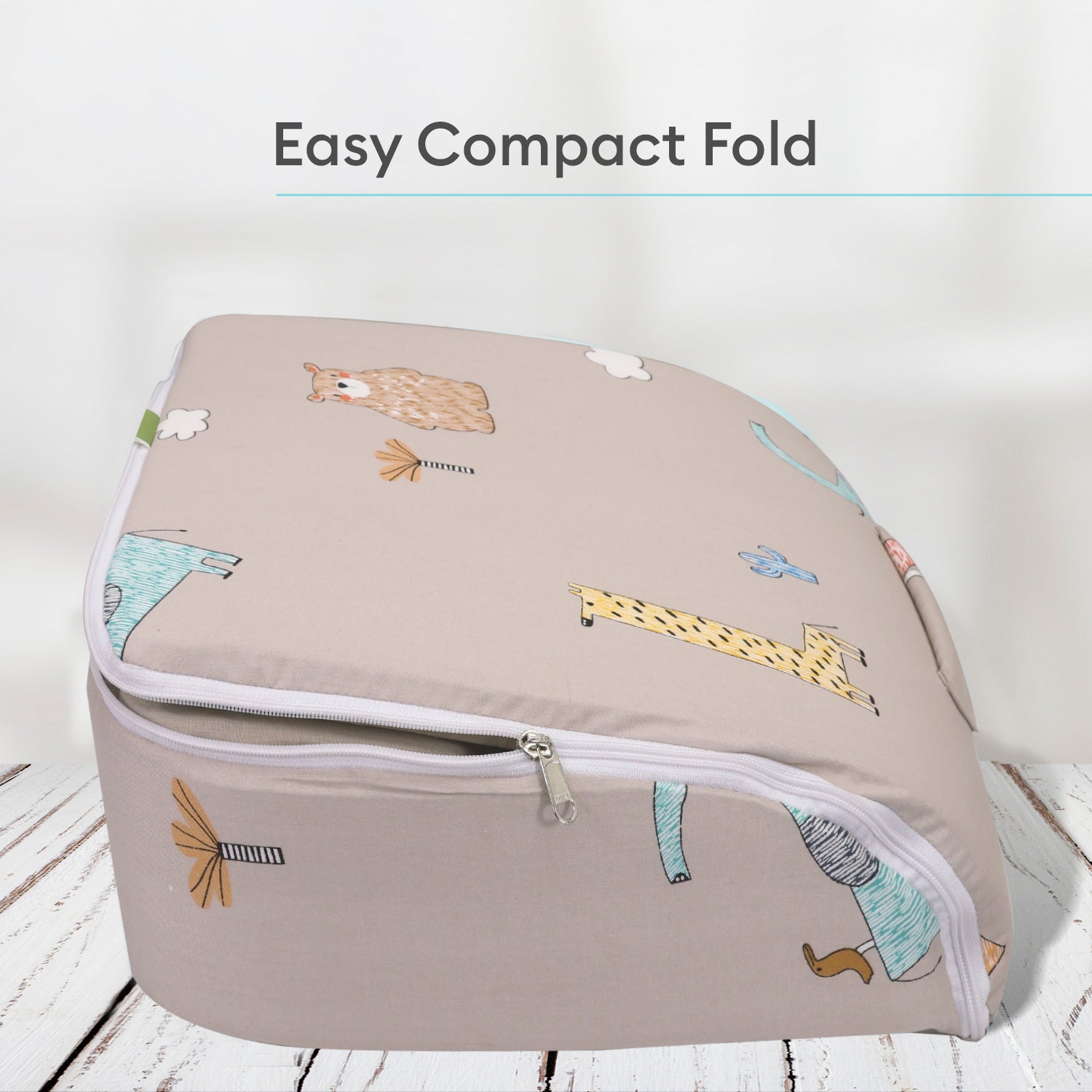 Tan Brown 100% Cotton Portable Baby Nest For Babies