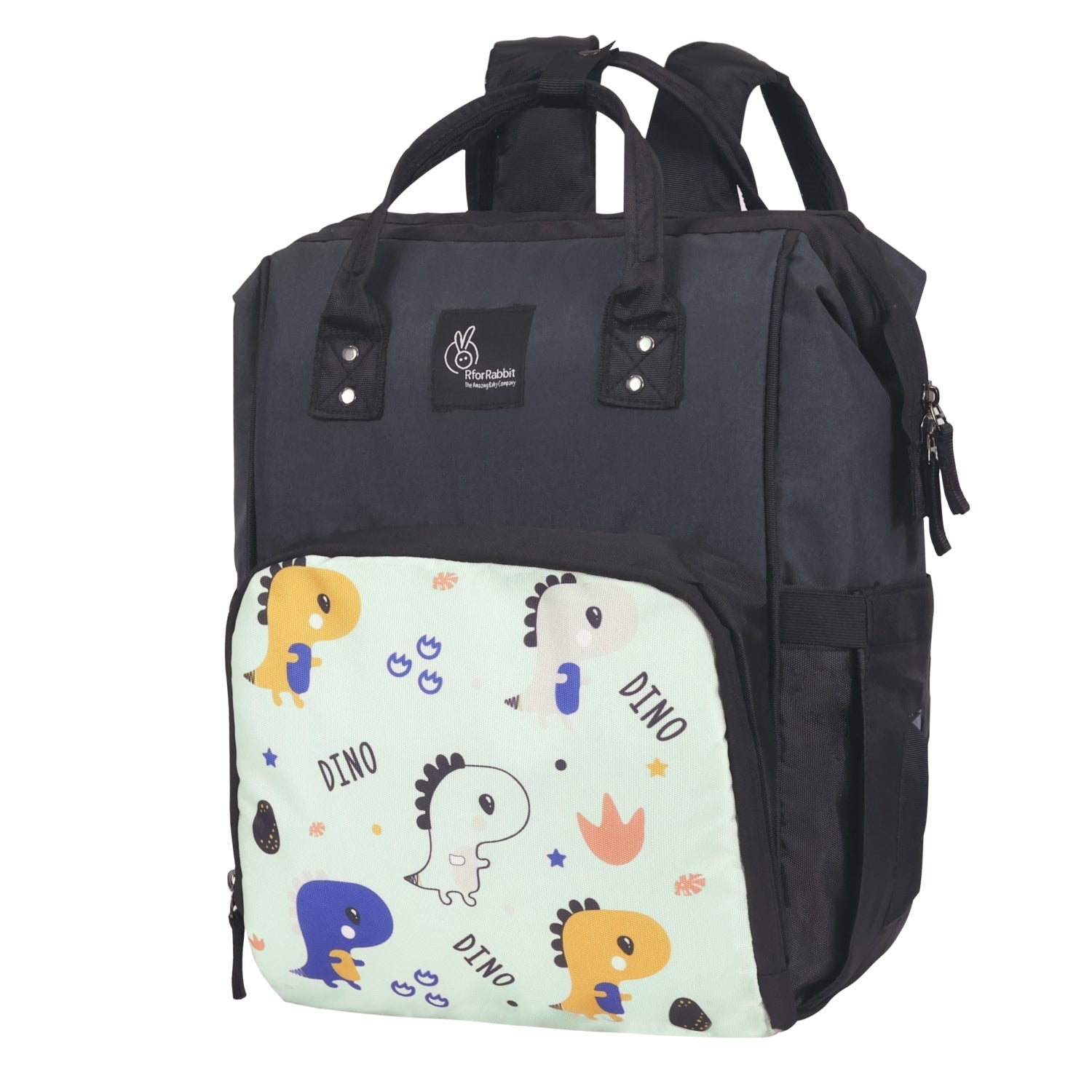 R For Rabbit Caramello Dino Diaper Bag 11 Pockets Sea Green 1.32lb
