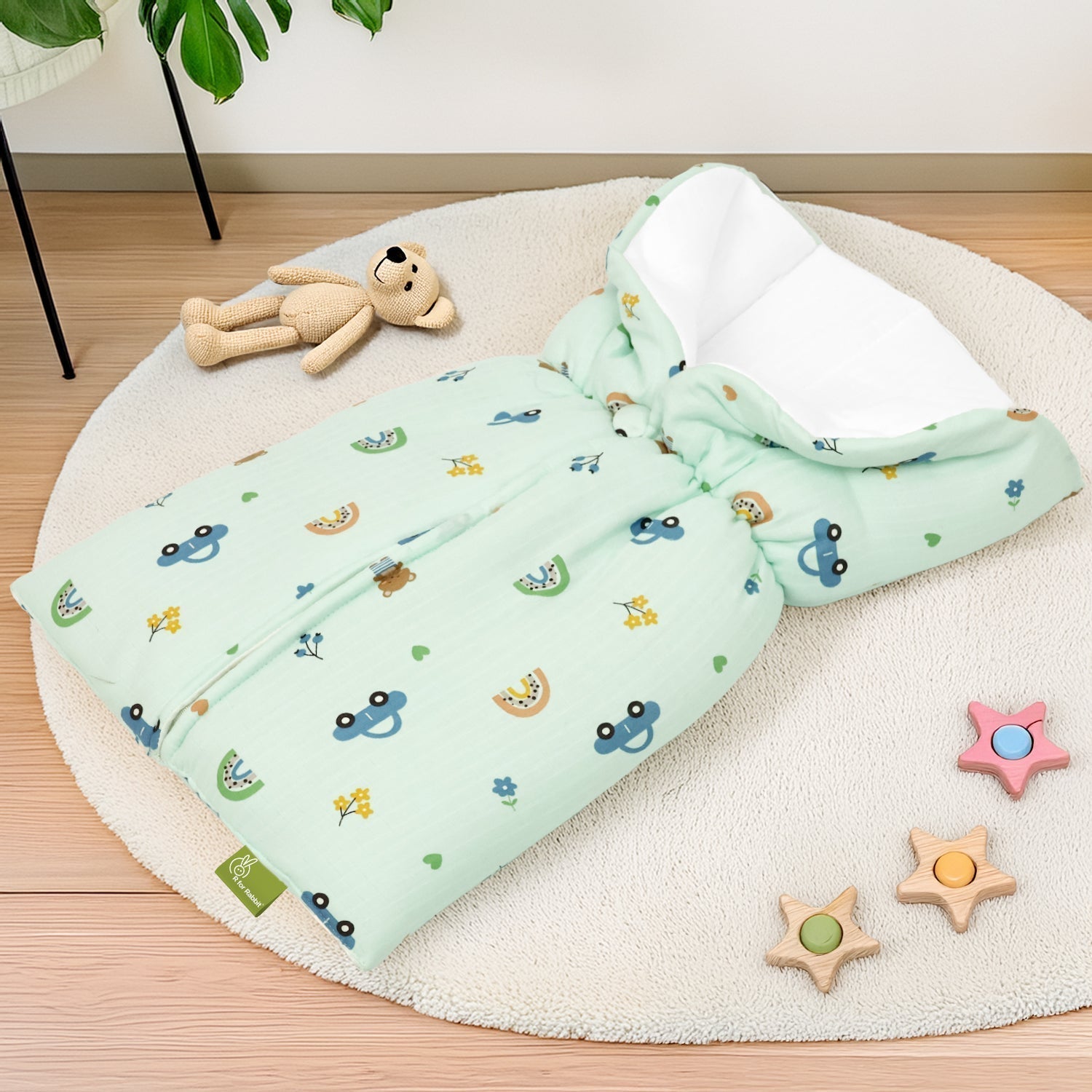 Snuggy Bliss 100% Muslin Cotton Baby Bedding For Newborns