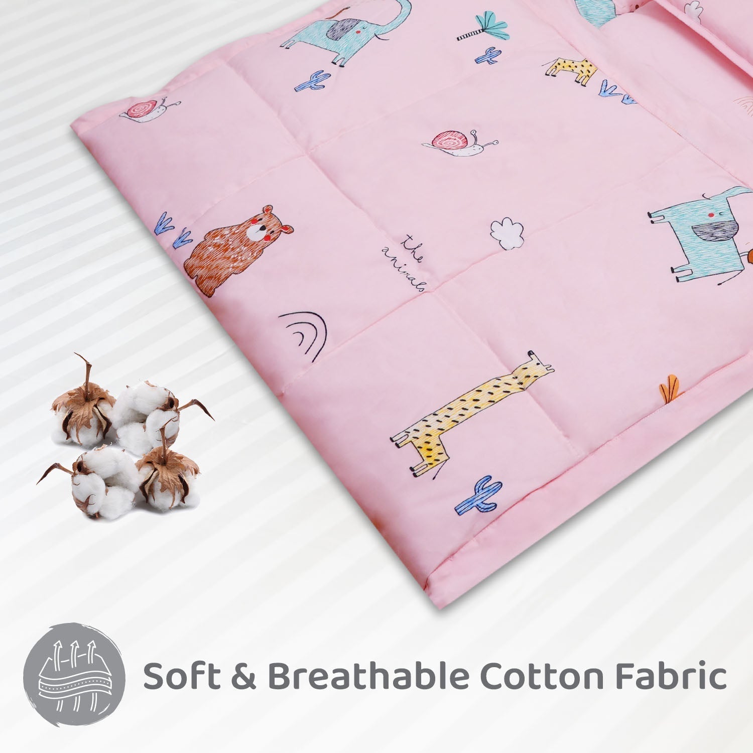 Blush Pink Cotton Snuggy Cozy Carry Nest For Babies