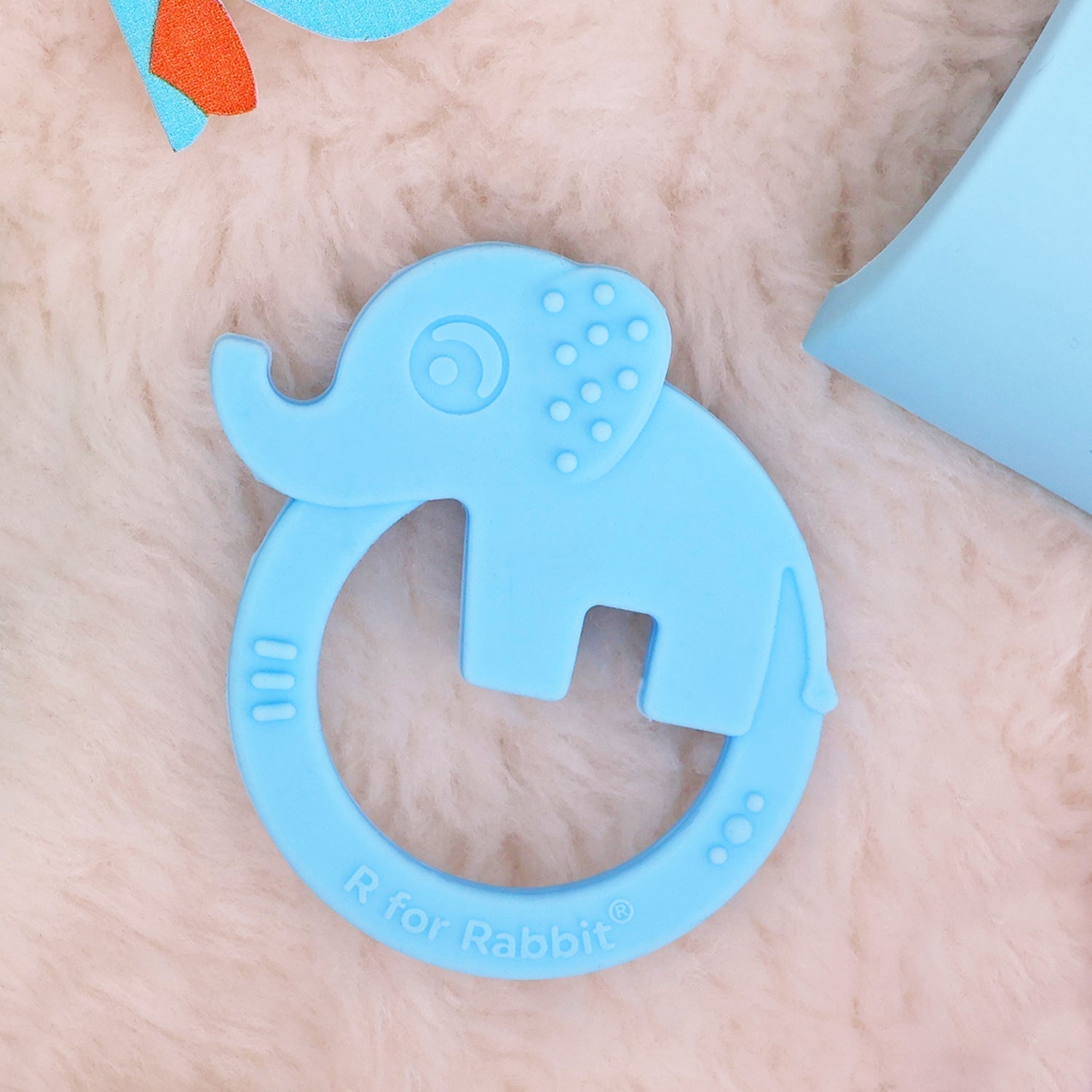 R For Rabbit Tiny Bites Zoobie Crocodile Silicone Teether For Babies