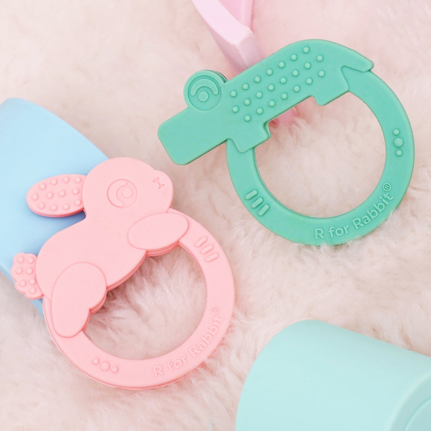 Tiny Bites Zoobie BPA Free Silicone Teethers For Babies