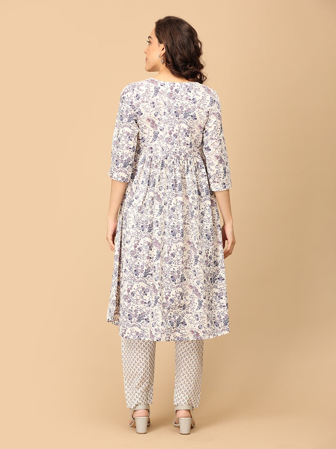 Rang-e-Ret Maternity and Nursing Kurta Set Multi