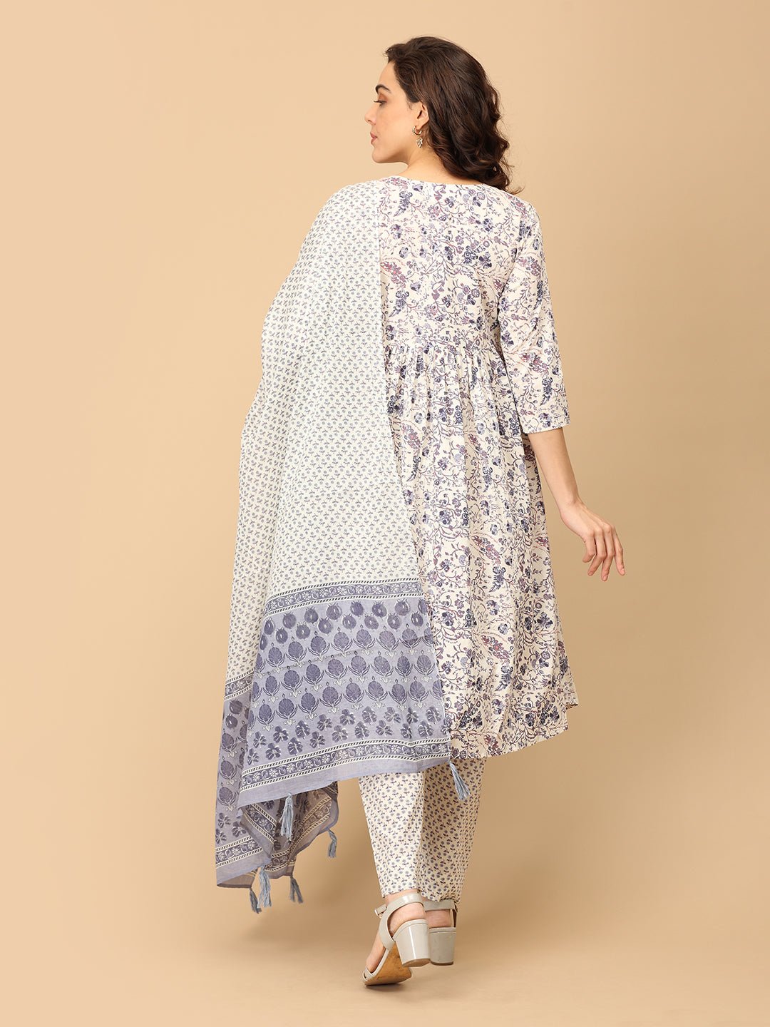 Rang-e-Ret Maternity and Nursing Kurta Set Multi