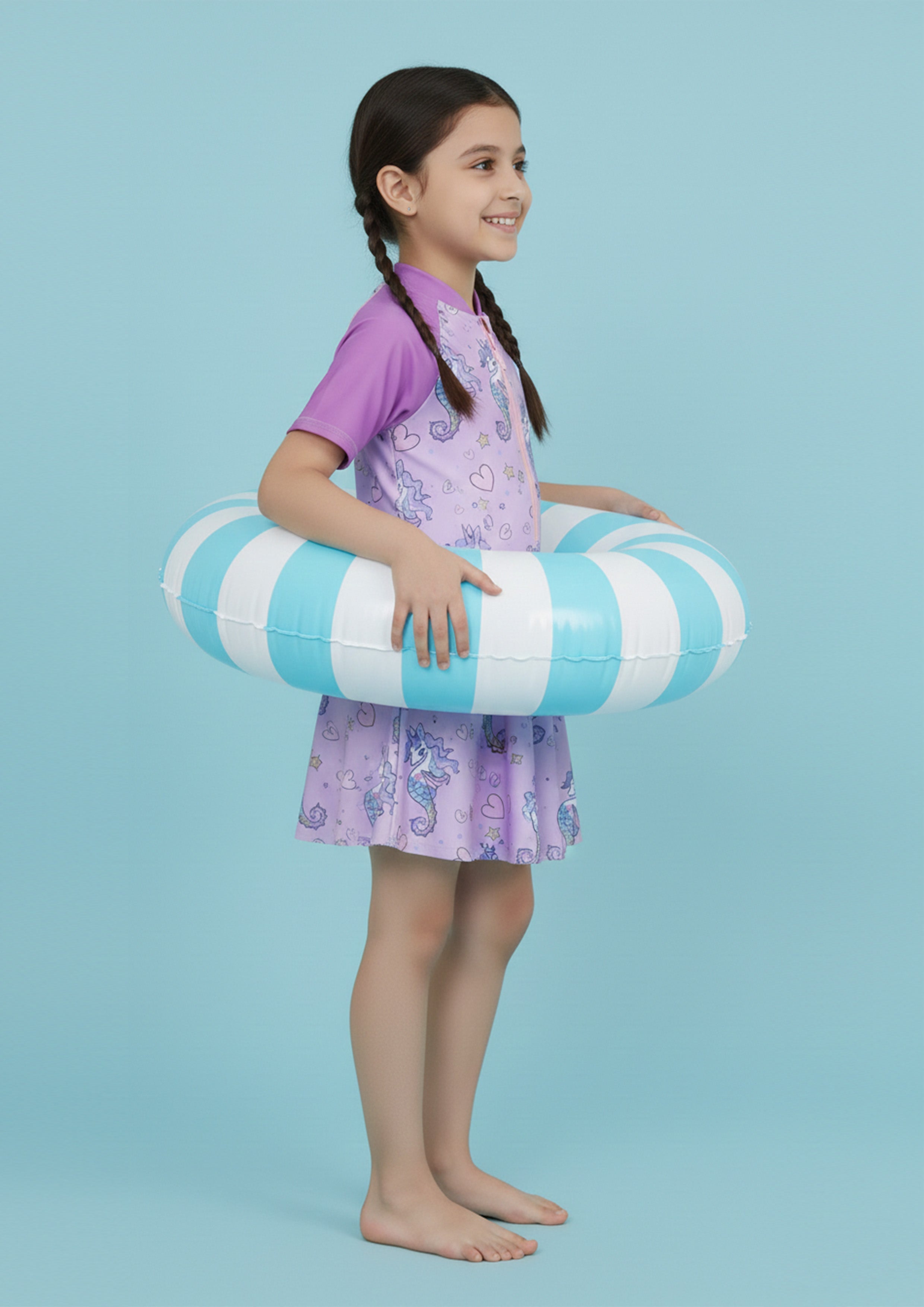 Seahorse Serenade Girls Swimsuit