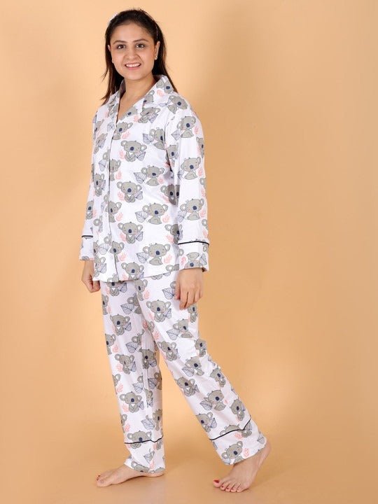 Baby Koala Cotton Matching Pajama Set Mom And Baby Twinning Combo