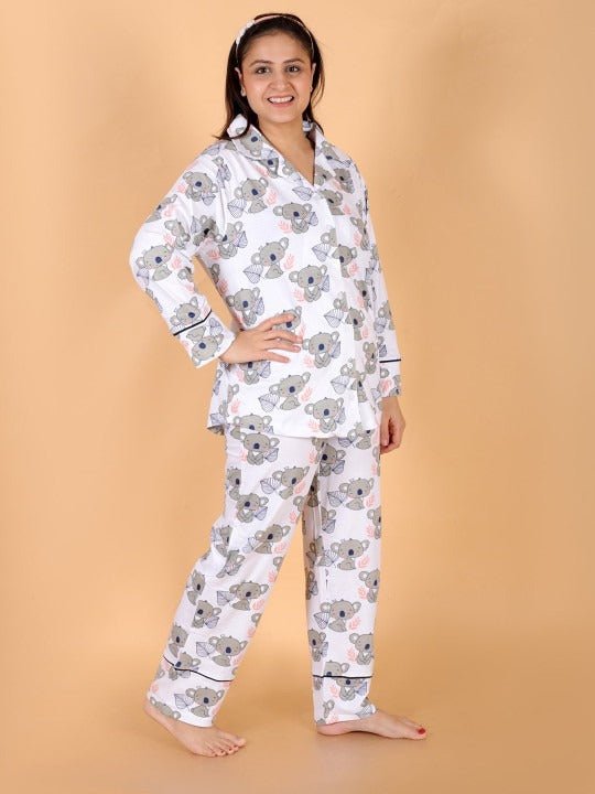 Baby Koala Cotton Matching Pajama Set Mom And Baby Twinning Combo