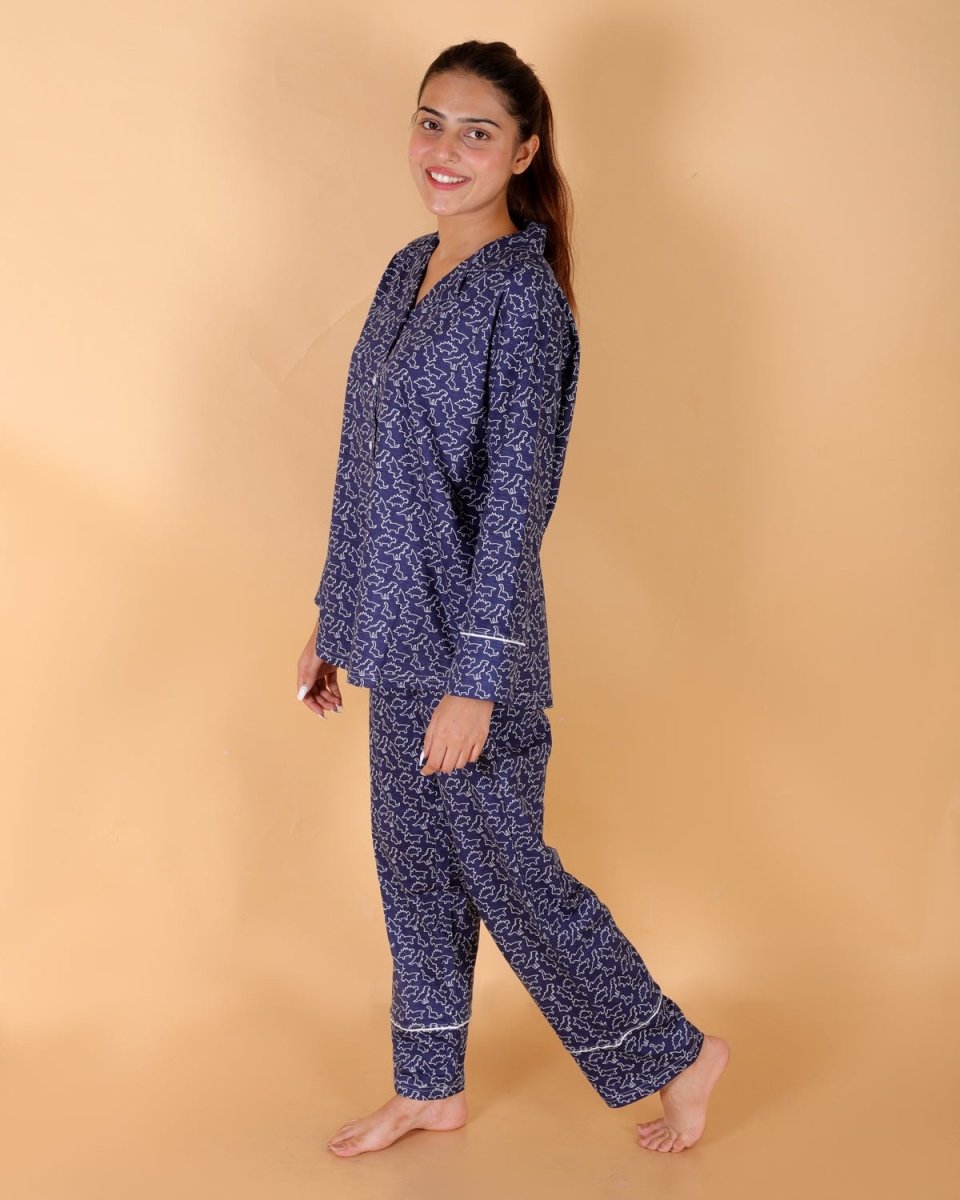 Dinos Rule Matching Pajama Set Mom And Baby Twinning Combo Of 2