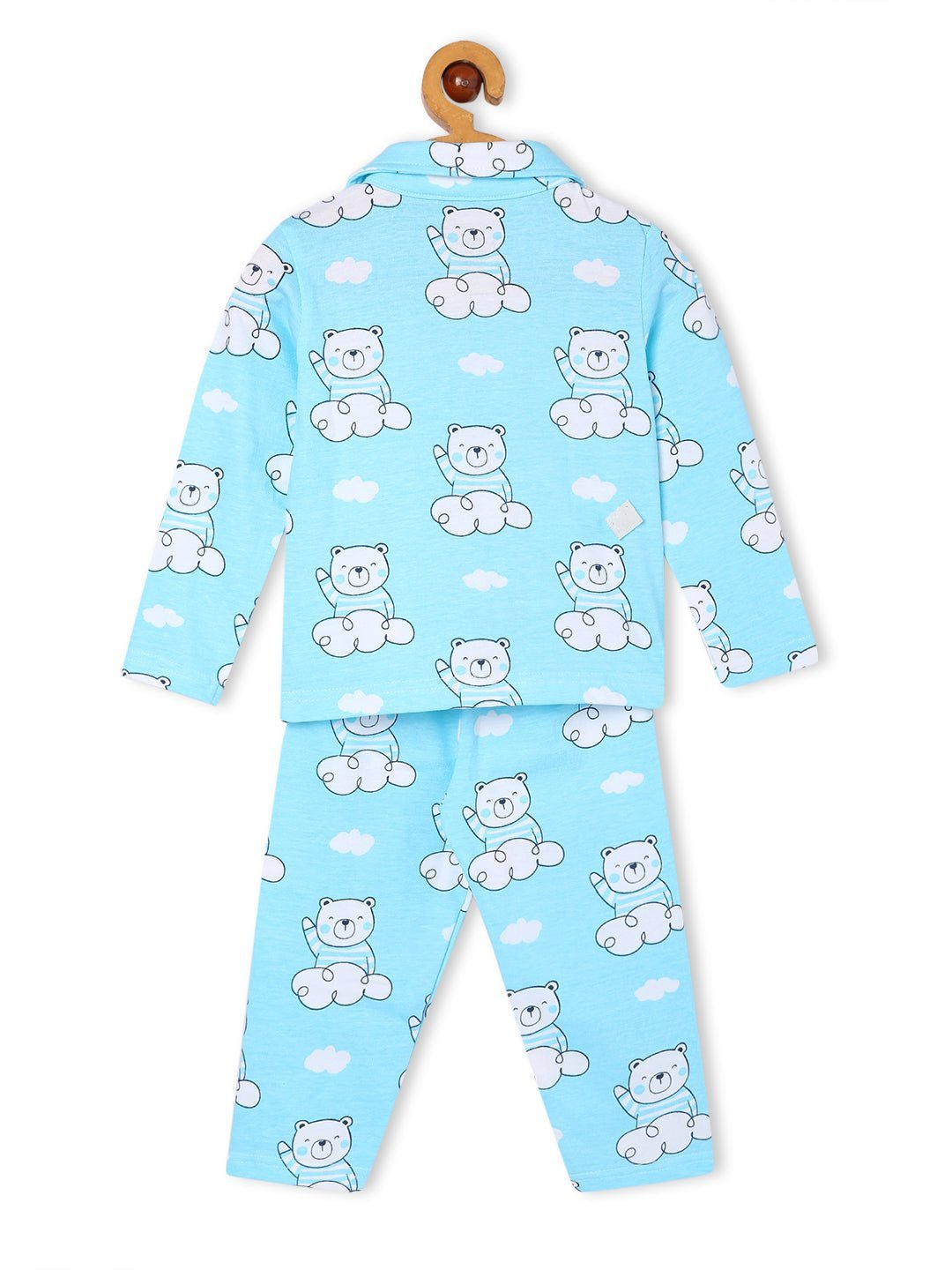 Hello Bear Mom And Baby Pajama Set Twinning Combo Of 3