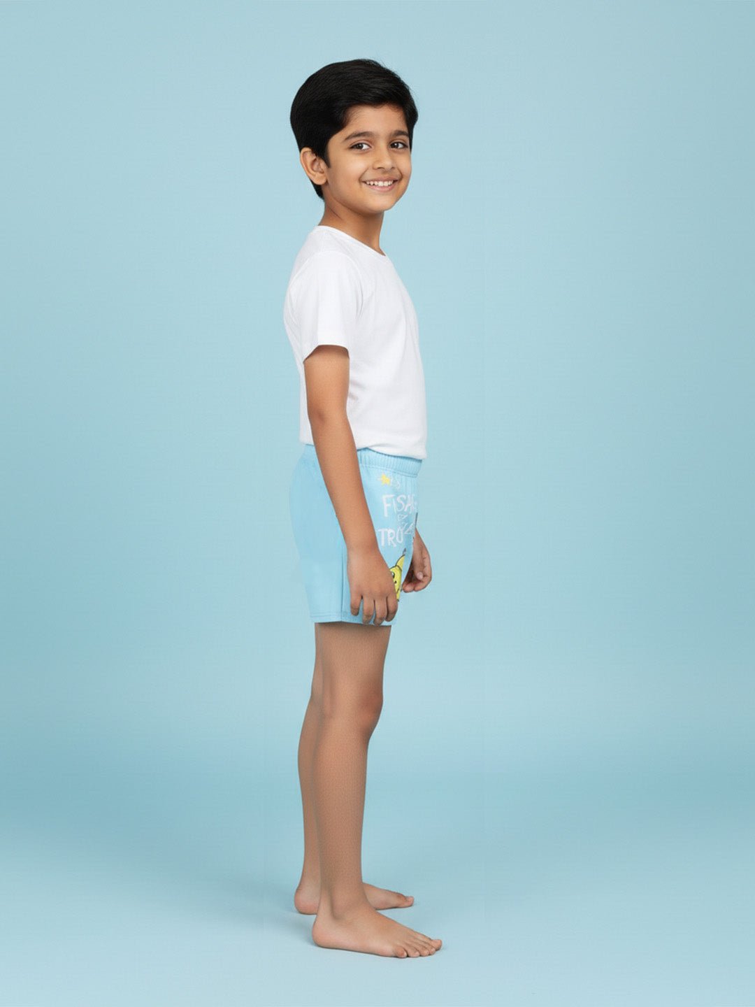 Shark Snap Boys Swim Shorts With Cap Set