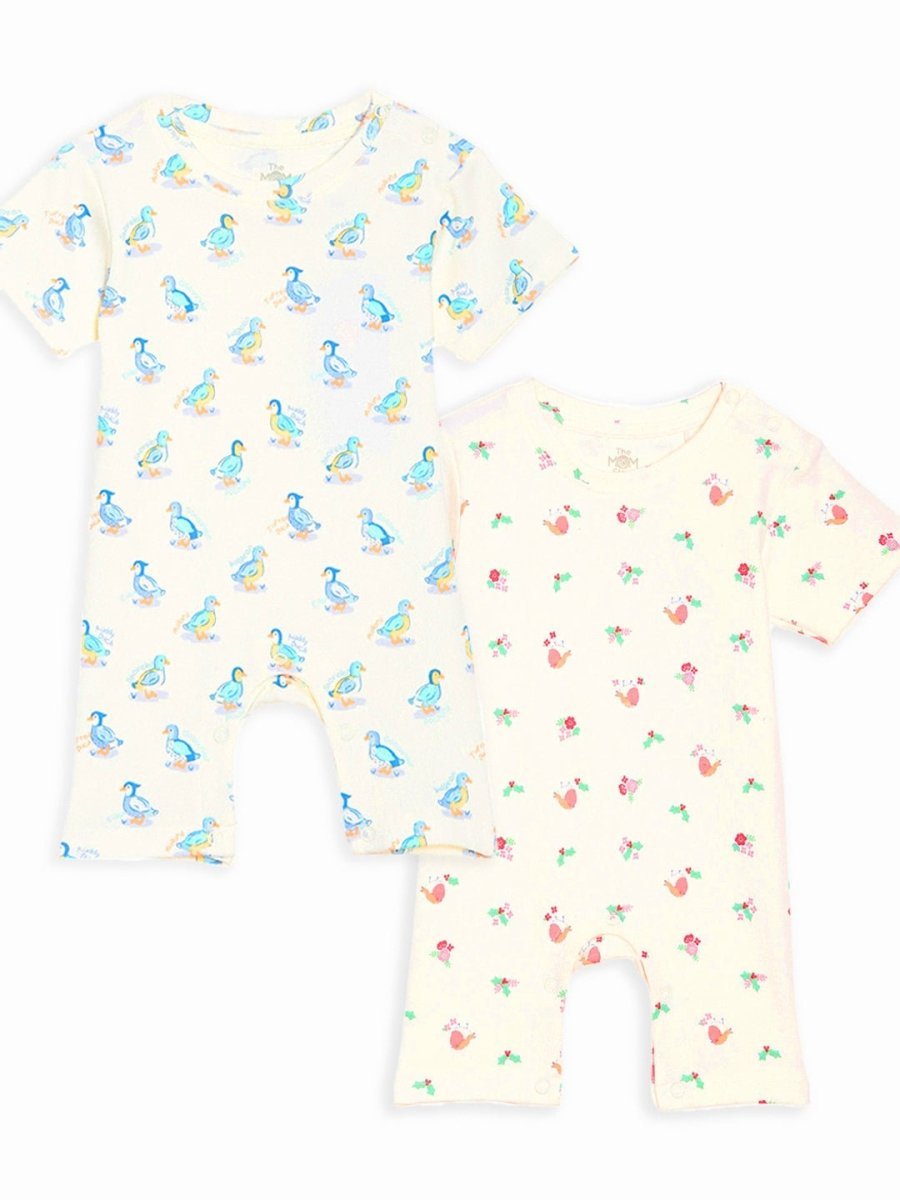 Duck Tales Birdie And Blossom Infant Shorts Romper Pack Of 2