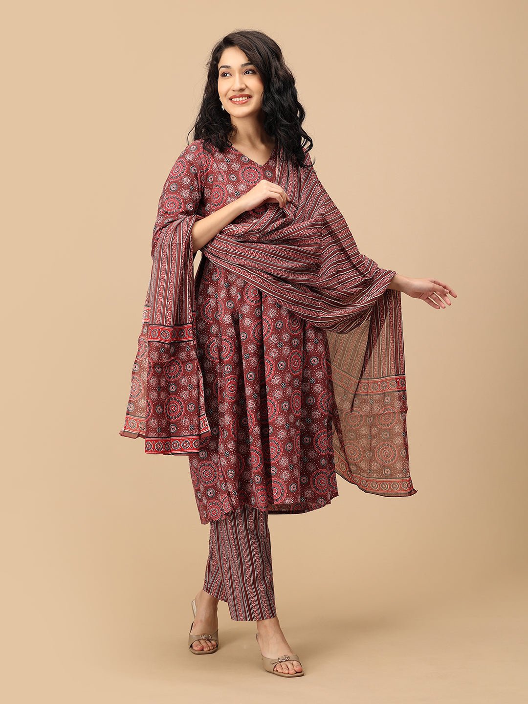 Sienna Bloom Maternity and Nursing Kurta Set Multi