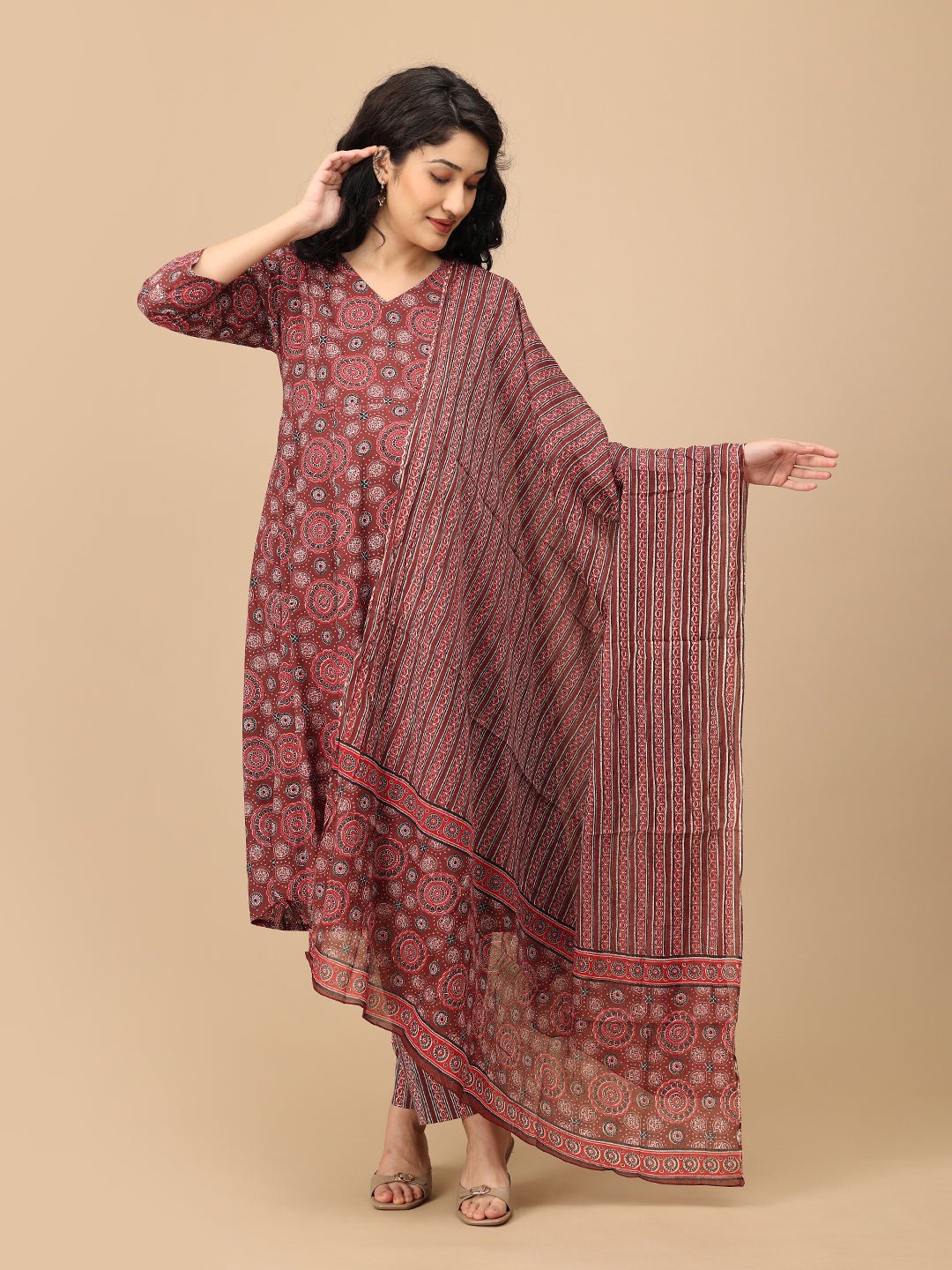 Sienna Bloom Maternity and Nursing Kurta Set Multi