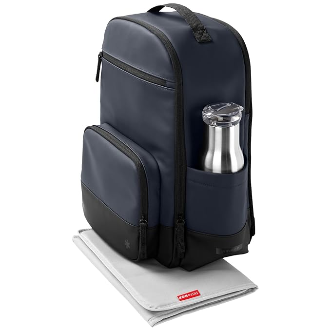 Skip Hop Flex Diaper Bag Backpack Navy 12.5x8.25x15.5in 3.09lb