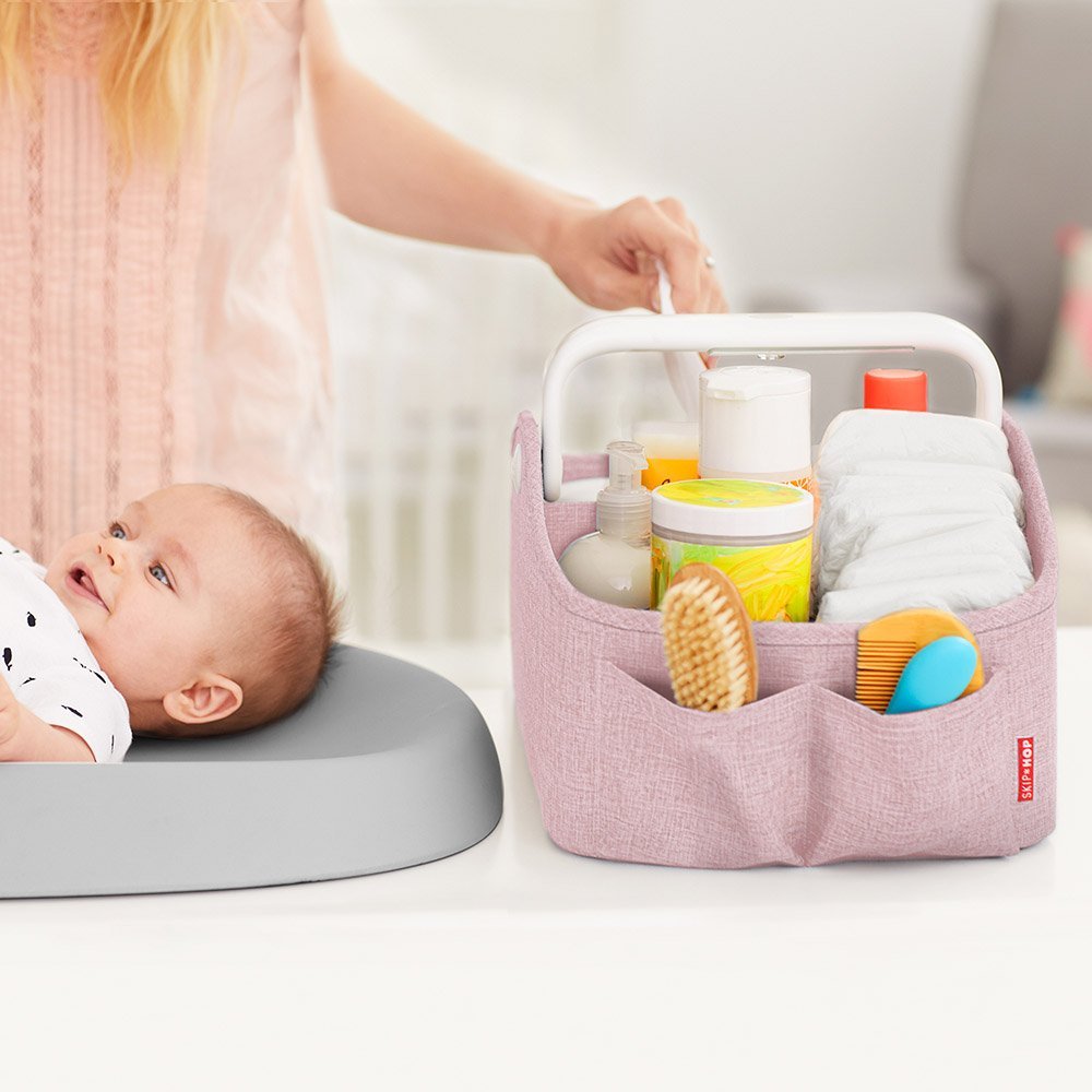 Skip Hop Light Up Diaper Caddy Pink 5.12x9.45x8.46in 1.54lb