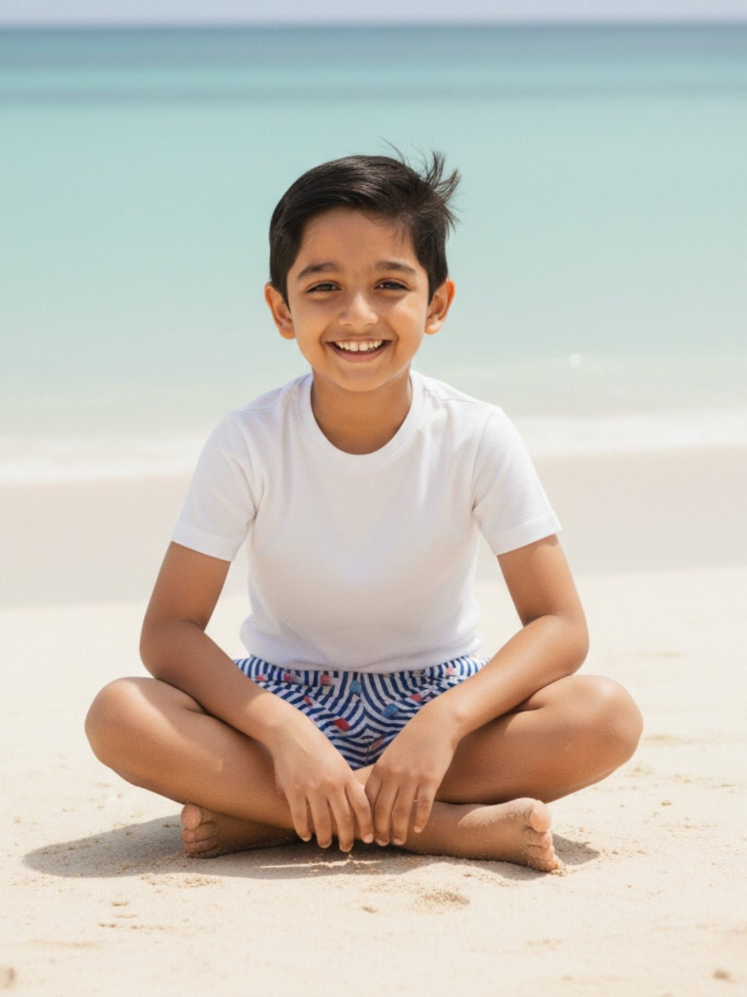Sundea Splash Icecream Print Boys Swim Shorts