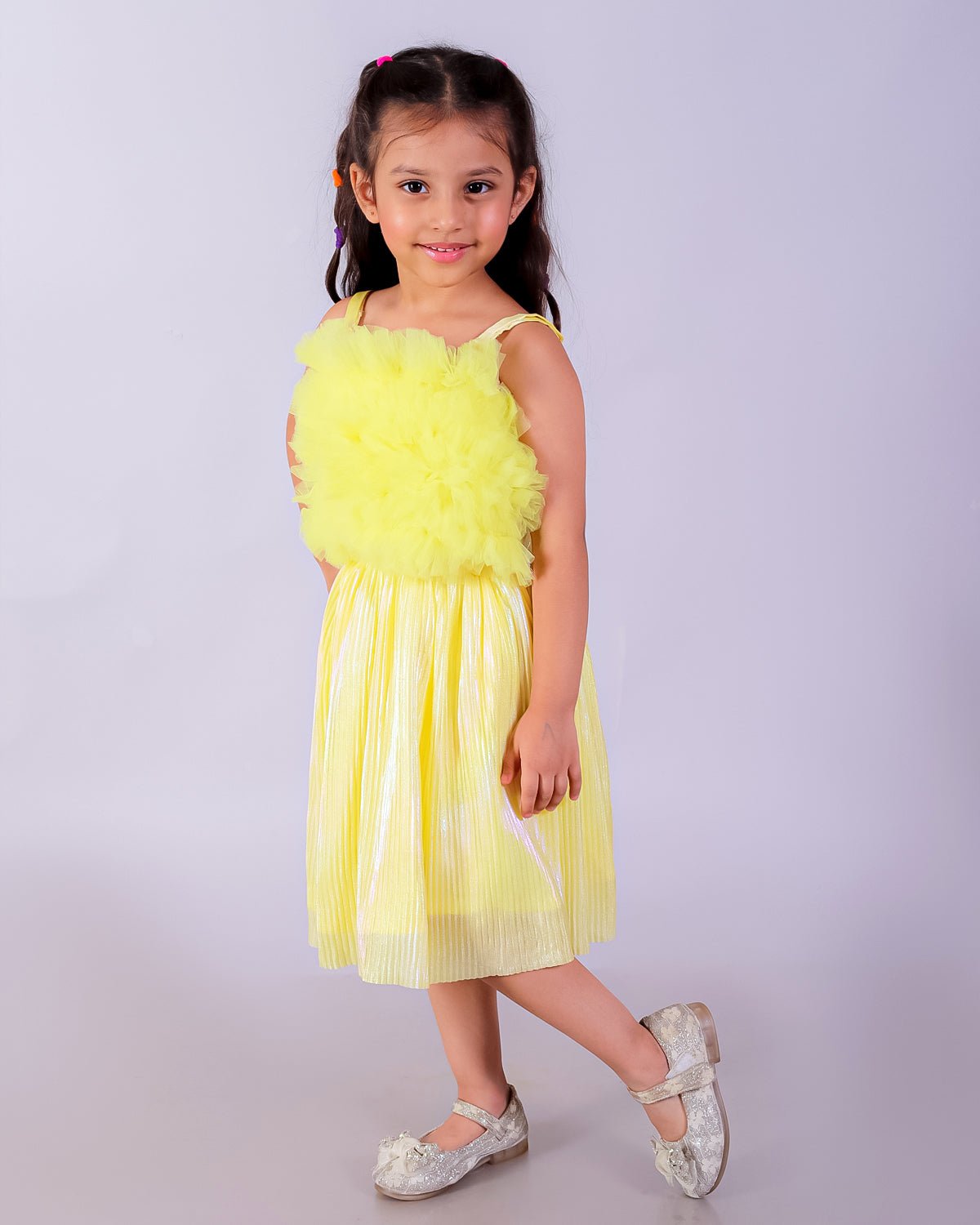 Yellow Sunshine Fairy Tale Tulle Co-Ord Set For Girls