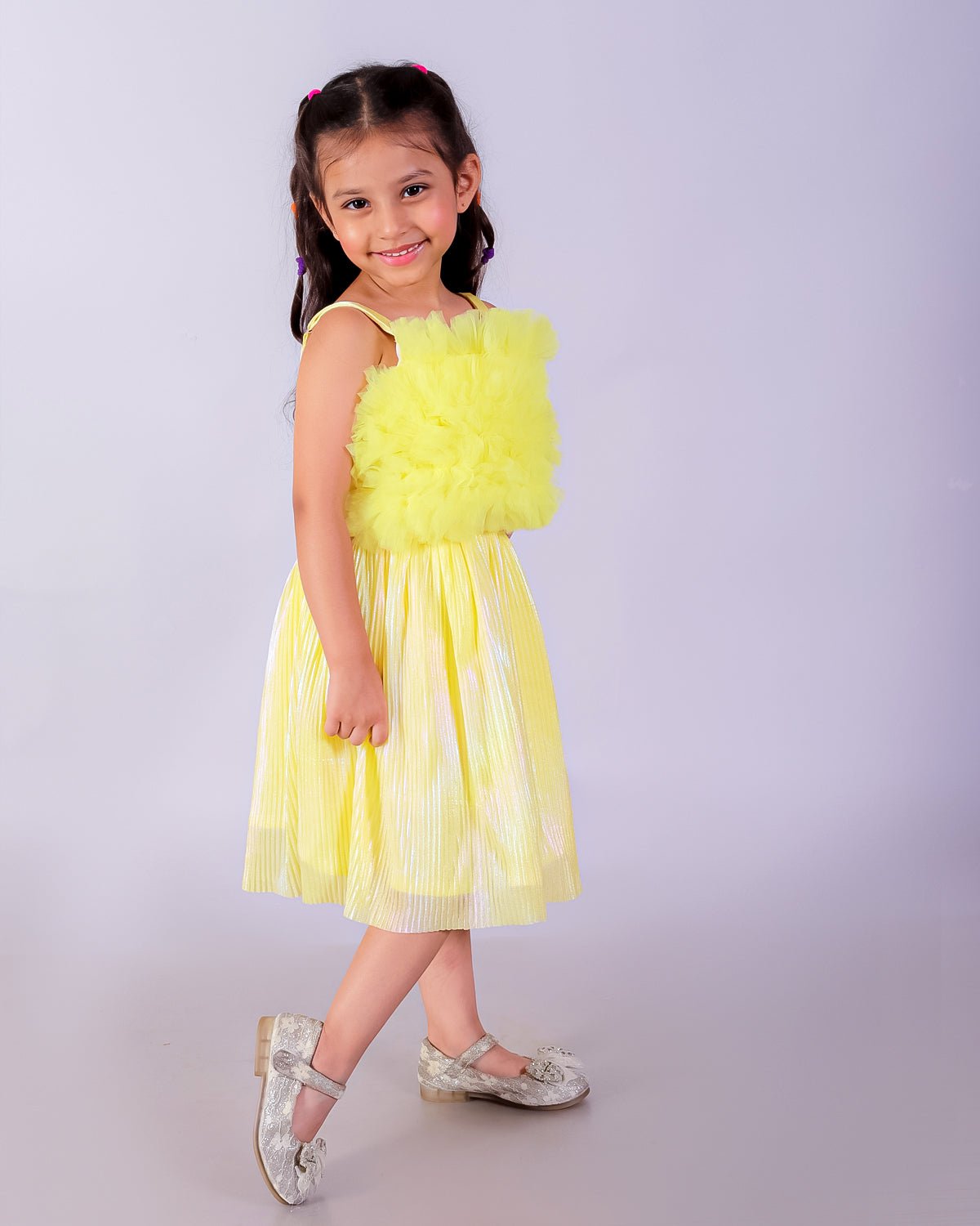 Yellow Sunshine Fairy Tale Tulle Co-Ord Set For Girls