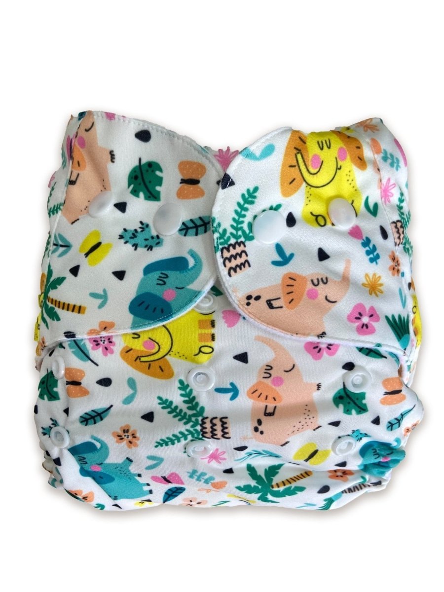 Team Jumbo Print Waterproof Reusable Cloth Diaper For Babies