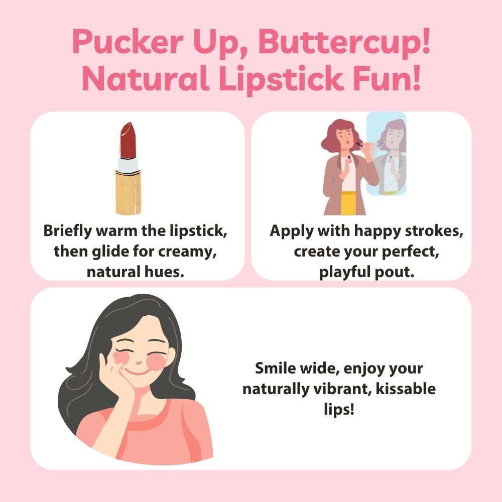 EarthBaby Lipstick Au Naturale Certified 100% Natural Origin 0.02lb