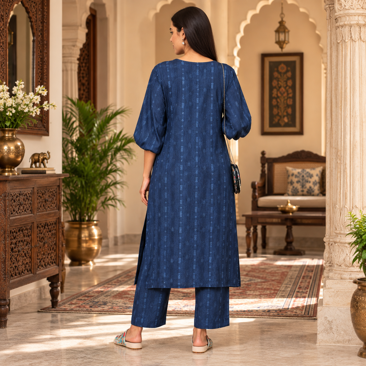 Blue By You Maternity and Nursing Co Ord Set Navy Blue