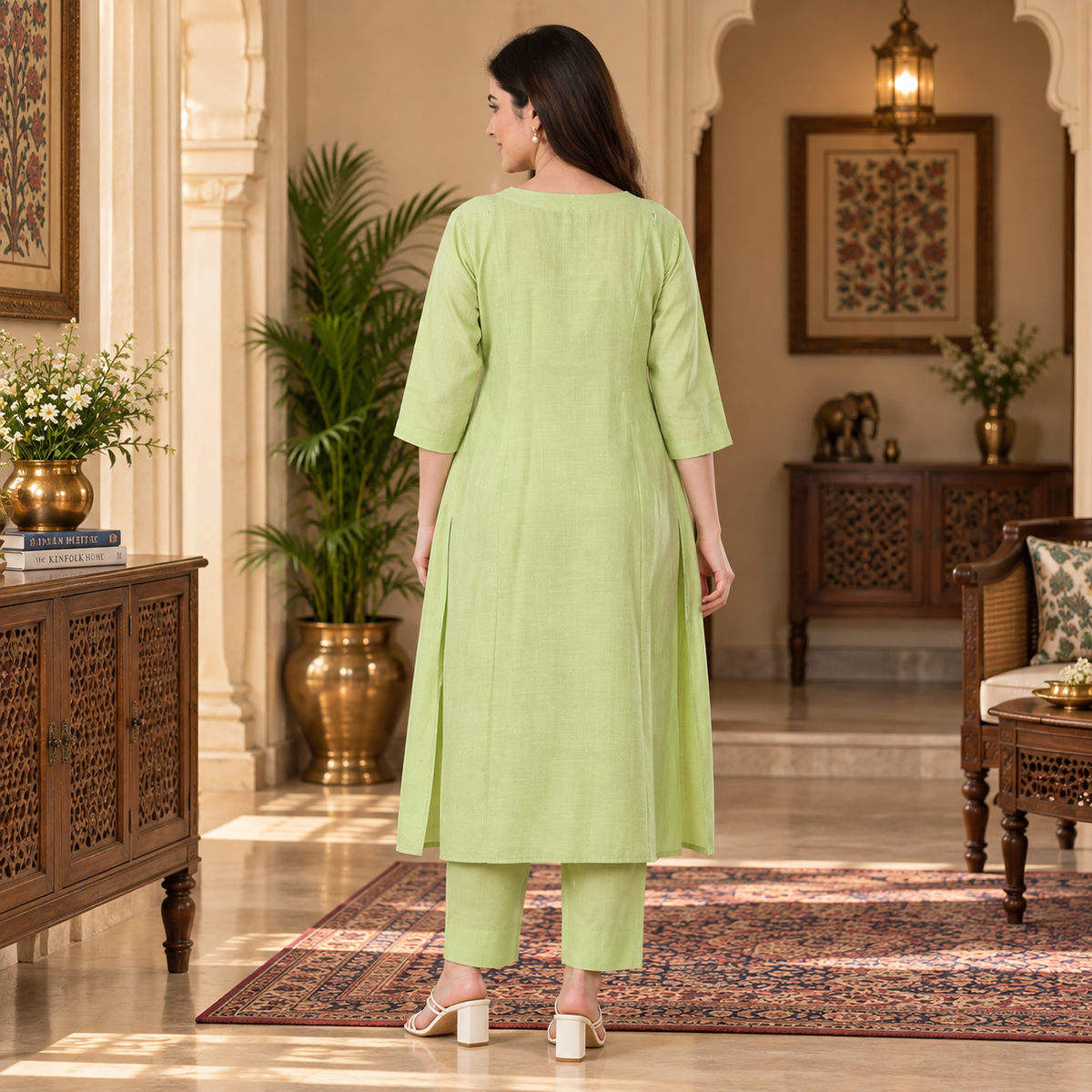 Aloe You Vera Maternity and Nursing Co Ord Set Green