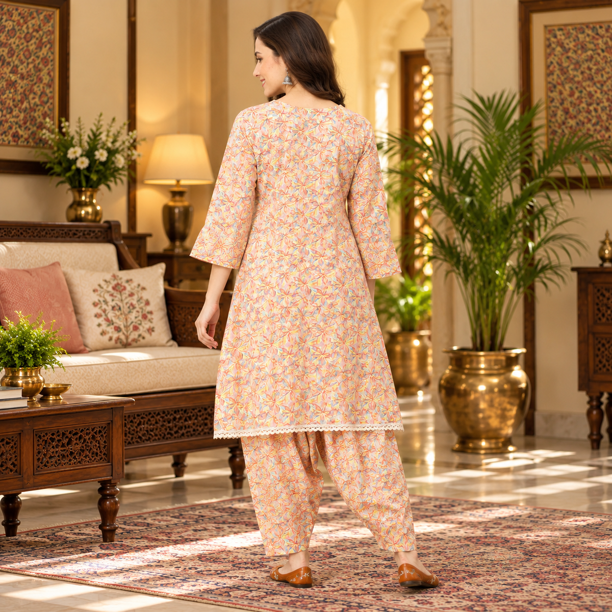 Peachin' It Maternity and Nursing Co Ord Set Multi