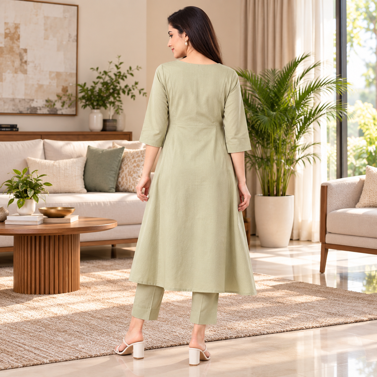 Minimal Muse Maternity & Nursing Co-Ord Set – Ivory