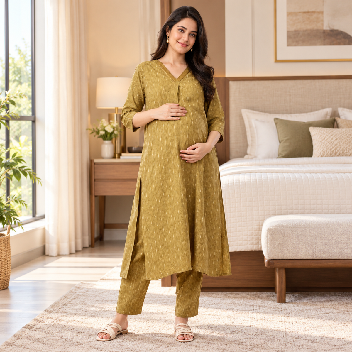 Honey Haze Maternity & Nursing Co-Ord Set