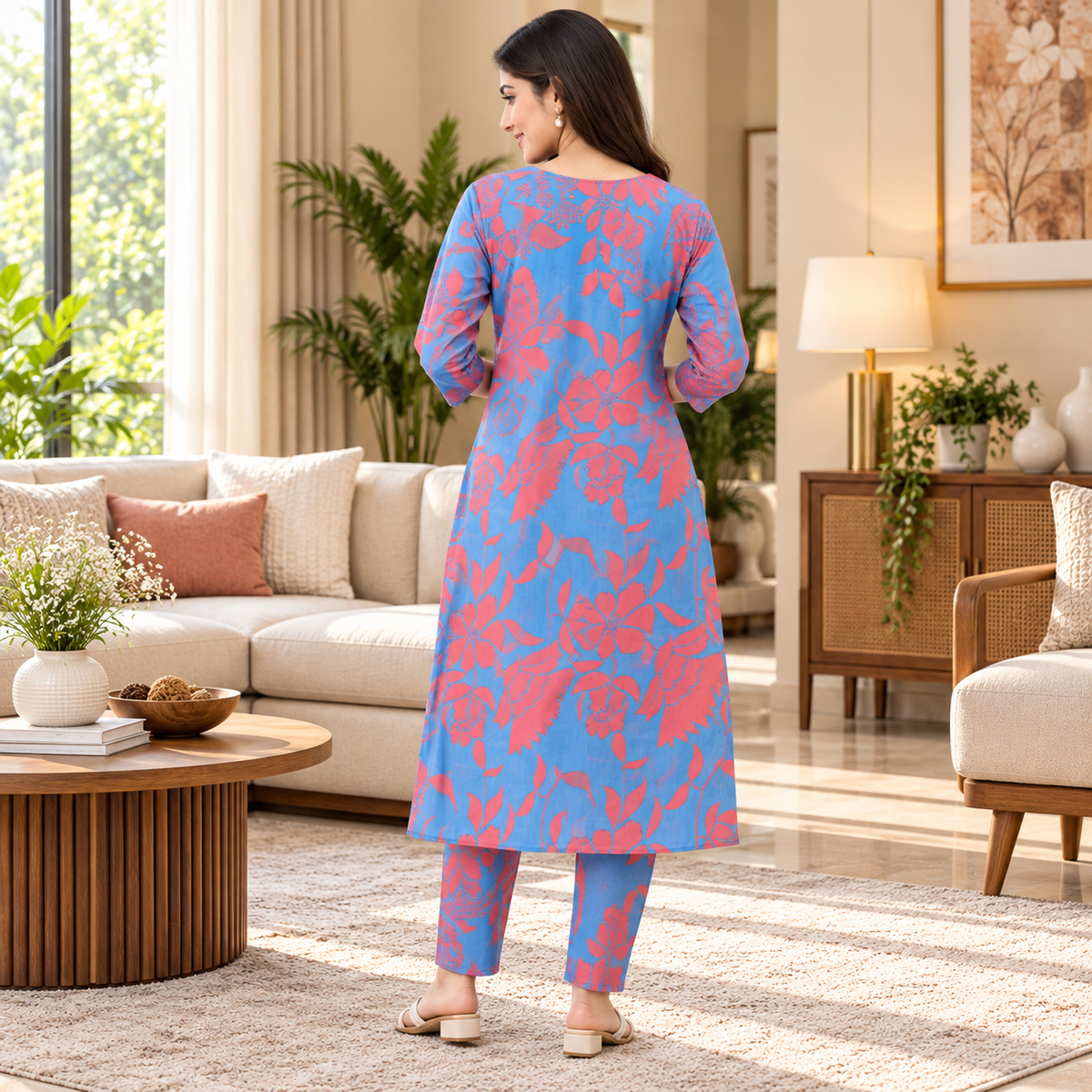 Feelin' Blue-ming Maternity and Nursing Co Ord Set Blue