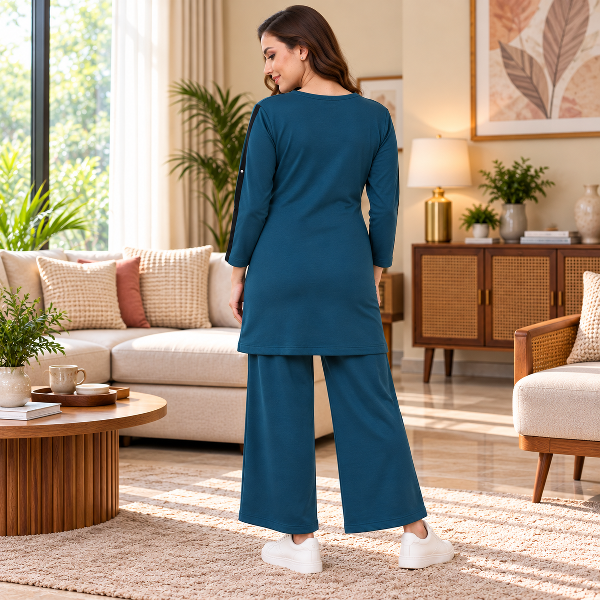 Keepin’ It Teal Maternity and Nursing Loungewear Set Teal