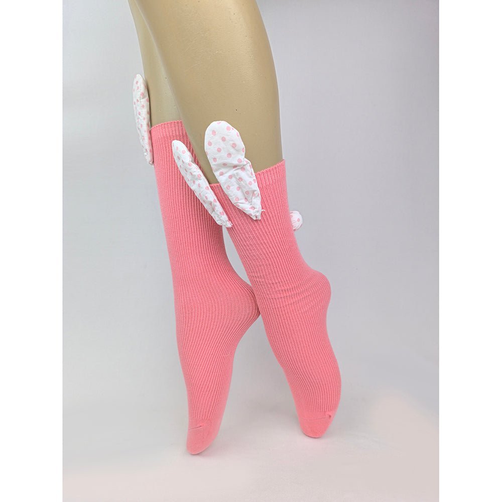 Little Surprise Box Purple Mint Pink 3D Bunny Ears Socks For Kids