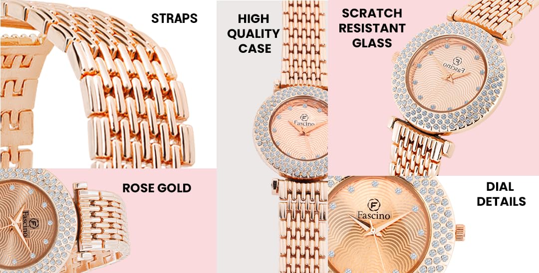Women's Gift Hamper Set Wallet Watch Perfume