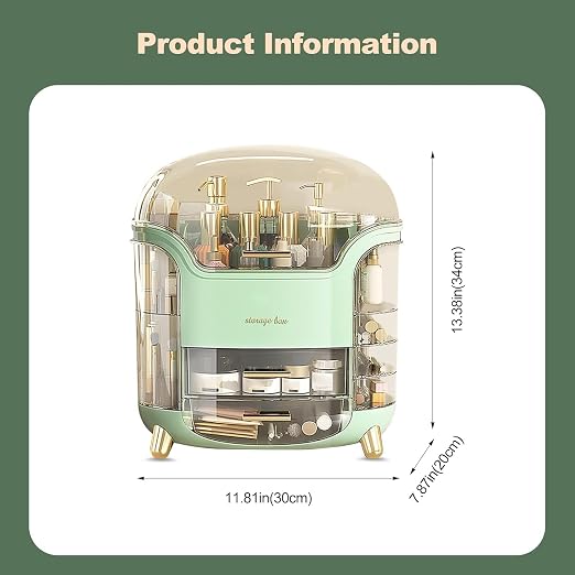 Makeup Organizer Box Cosmetic Storage Clear
