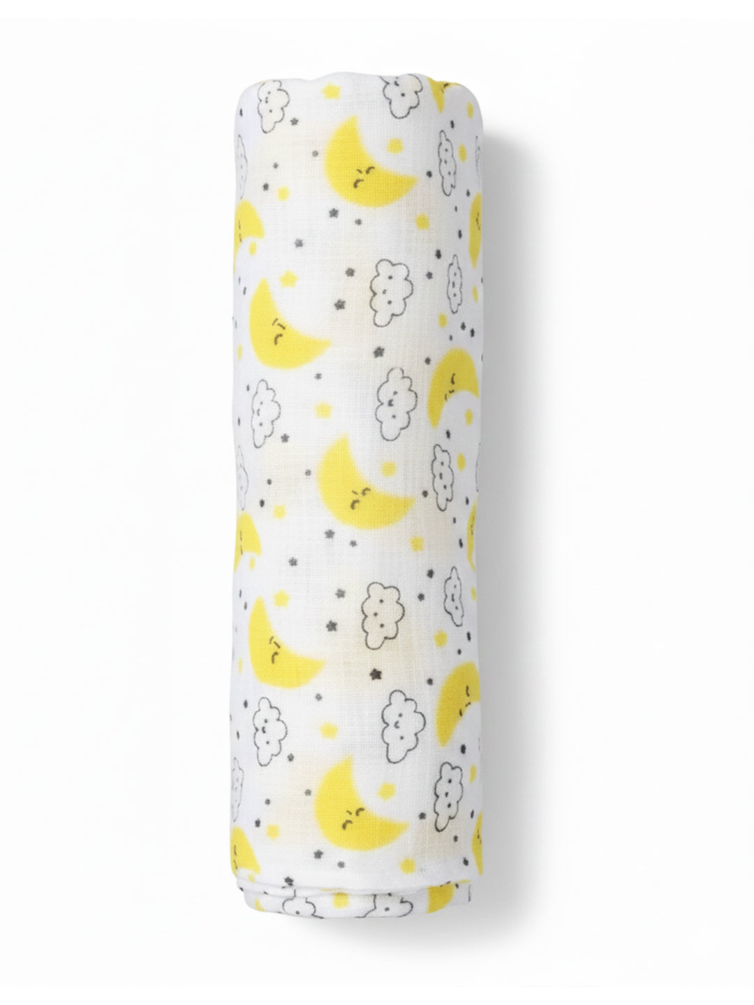 Baby Dino & Moon And Stars 2 PC Cotton Muslin Swaddle Wrap